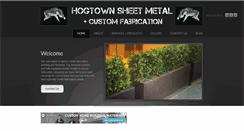 Desktop Screenshot of hogtownsheetmetal.com